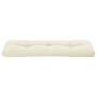 Cushion for pallet sofa in cream fabric 120x40x12 cm by , Cushions for chairs and sofas - Ref: Foro24-360625, Price: 26,26 €,...