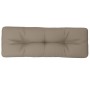 Kissen für Palettensofa aus grauem Taupe-Stoff 120x40x12 cm von , Kissen für Stühle und Sofas - Ref: Foro24-360631, Preis: 30...