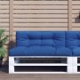 Kissen für Palettensofa aus blauem Stoff 120x40x12 cm von , Kissen für Stühle und Sofas - Ref: Foro24-360633, Preis: 29,99 €,...