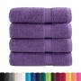 Toallas de mano 4 uds 100% algodón morado 50x100 cm 600 gsm de , Toallas - Ref: Foro24-137354, Precio: 29,06 €, Descuento: %