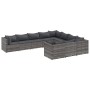 Gartensofa-Set und Kissen, 10-teilig, aus grauem Kunststoff-Rattan. von , Gartensets - Ref: Foro24-3308330, Preis: 598,25 €, ...