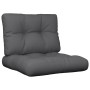 Cushions for pallets, 2 units, anthracite gray fabric. by , Cushions for chairs and sofas - Ref: Foro24-360667, Price: 43,97 ...