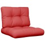 Cushions for pallets, 2 units, red fabric. by , Cushions for chairs and sofas - Ref: Foro24-360673, Price: 30,92 €, Discount: %