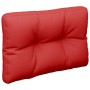 Cushions for pallets, 2 units, red fabric. by , Cushions for chairs and sofas - Ref: Foro24-360673, Price: 30,92 €, Discount: %