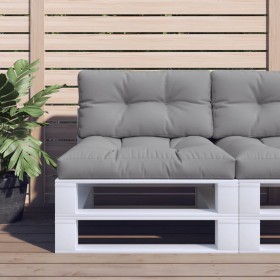 Cushions for pallet sofa, 2 units, gray fabric by , Cushions for chairs and sofas - Ref: Foro24-360690, Price: 73,41 €, Disco...