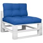 Cushions for pallets, 2 units, royal blue fabric. by , Cushions for chairs and sofas - Ref: Foro24-360699, Price: 44,99 €, Di...