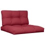 Palettenkissen, 2 Stück, Stoff in Weinrot. von , Kissen für Stühle und Sofas - Ref: Foro24-360720, Preis: 51,99 €, Rabatt: %