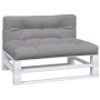 Kissen für Palettensofa, 2 Stück, grauer Stoff. von , Kissen für Stühle und Sofas - Ref: Foro24-360734, Preis: 70,99 €, Rabat...