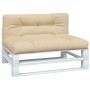 Palettenkissen, 2 Stück, beige Stoff von , Kissen für Stühle und Sofas - Ref: Foro24-360736, Preis: 83,33 €, Rabatt: %