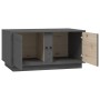 Solid gray pine wood coffee table 80x50x40 cm by vidaXL, Coffee table - Ref: Foro24-814421, Price: 69,99 €, Discount: %