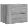 Mesitas de noche de pared 2 uds gris Sonoma 45x30x35 cm de , Mesitas de noche - Ref: Foro24-848336, Precio: 104,76 €, Descuen...