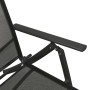 Garden furniture set 3 pieces textilene black aluminum by vidaXL, Garden sets - Ref: Foro24-312198, Price: 90,21 €, Discount: %