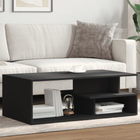 Engineered wood black coffee table 102x55x35 cm by , Coffee table - Ref: Foro24-848011, Price: 82,99 €, Discount: %