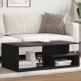 Engineered wood black coffee table 102x55x35 cm by , Coffee table - Ref: Foro24-848011, Price: 82,76 €, Discount: %