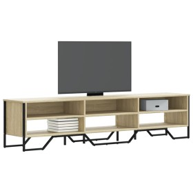 TV stand made of Sonoma oak engineered wood, 180x34x41 cm by , TV Furniture - Ref: Foro24-848575, Price: 98,98 €, Discount: %