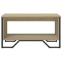 Mesa de centro madera de ingeniería roble Sonoma 75x51x40 cm de , Mesas de centro - Ref: Foro24-848485, Precio: 53,53 €, Desc...