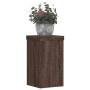 Plant stands 2 units brown oak wood 10x10x18 cm by , Pot stands - Ref: Foro24-852885, Price: 21,99 €, Discount: %