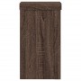 Plant stands 2 units brown oak wood 10x10x18 cm by , Pot stands - Ref: Foro24-852885, Price: 21,99 €, Discount: %