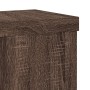 Plant stands 2 units brown oak wood 10x10x18 cm by , Pot stands - Ref: Foro24-852885, Price: 21,99 €, Discount: %