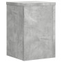 Soportes de plantas 2 uds madera gris hormigón 25x25x35 cm de , Soportes para macetas - Ref: Foro24-852909, Precio: 42,98 €, ...