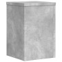 Soportes de plantas 2 uds madera gris hormigón 25x25x35 cm de , Soportes para macetas - Ref: Foro24-852909, Precio: 42,98 €, ...