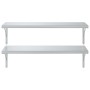 Wandregale 2 Stück Edelstahl silber 100x40 cm von , Regale und Regale - Ref: Foro24-3214502, Preis: 78,01 €, Rabatt: %