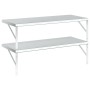 Wandregale 2 Stück Edelstahl silber 100x40 cm von , Regale und Regale - Ref: Foro24-3214502, Preis: 78,01 €, Rabatt: %