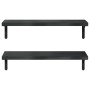 Wall shelves 2 units stainless steel black 75x23.5 cm by , Shelves and shelves - Ref: Foro24-3214516, Price: 51,97 €, Discoun...