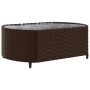 Gartensofagarnitur 8-teilig mit braunen Kissen aus synthetischem Rattan. von , Gartensets - Ref: Foro24-3308385, Preis: 486,3...