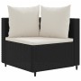 Set of garden sofas and cushions 10 pieces synthetic black rattan by , Garden sets - Ref: Foro24-3308408, Price: 695,25 €, Di...