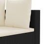 Gartensofa-Set und Kissen, 10-teilig, aus schwarzem Kunststoff-Rattan. von , Gartensets - Ref: Foro24-3308408, Preis: 692,99 ...