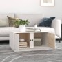 Solid white pine wood coffee table 80x50x40 cm by vidaXL, Coffee table - Ref: Foro24-814420, Price: 71,18 €, Discount: %