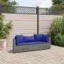 3-piece garden sofa set with gray synthetic rattan cushions by , Garden sets - Ref: Foro24-3308455, Price: 203,99 €, Discount: %