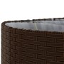 Gartensofagarnitur 9-teilig mit braunen Kissen aus synthetischem Rattan. von , Gartensets - Ref: Foro24-3308429, Preis: 549,8...