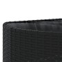 Set of garden sofas and cushions, 8 pieces, black synthetic rattan by , Garden sets - Ref: Foro24-3308387, Price: 517,72 €, D...