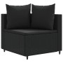 Gartensofa-Set und Kissen, 10-teilig, aus schwarzem Kunststoff-Rattan. von , Gartensets - Ref: Foro24-3308403, Preis: 668,95 ...