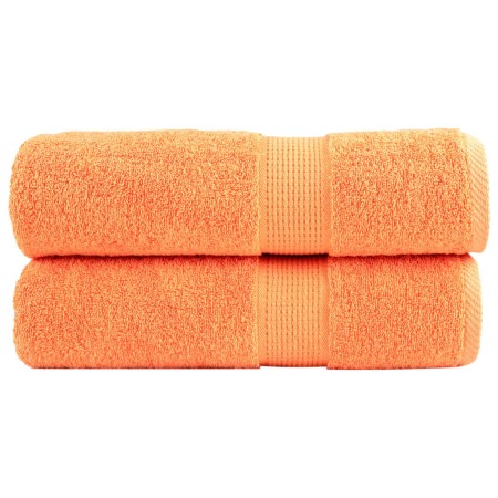 Toallas de mano 2 uds 100% algodón naranja 50x100 cm 600 gsm de , Toallas - Ref: Foro24-137377, Precio: 16,70 €, Descuento: %