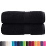 Towels 2 units 100% cotton black 30x30 cm 600 gsm by , Towels - Ref: Foro24-137419, Price: 9,95 €, Discount: %