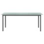 Light gray aluminum and glass garden table 190x90x74 cm by vidaXL, Garden tables - Ref: Foro24-312205, Price: 188,40 €, Disco...