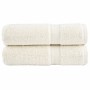 Toallas de mano 2 unidades 100% algodón crema 50x100 cm 600 gsm de , Toallas - Ref: Foro24-137473, Precio: 16,70 €, Descuento: %