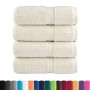 Guest towels 4 units 100% cotton cream 30x50 cm 600 gsm by , Towels - Ref: Foro24-137471, Price: 14,92 €, Discount: %