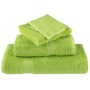 4 units of 100% cotton apple green towels 30x30 cm 600 gsm by , Towels - Ref: Foro24-137492, Price: 14,99 €, Discount: %