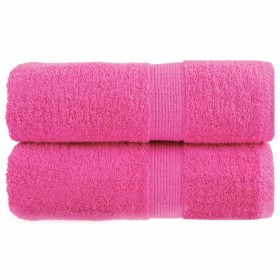 Zwei Handtücher, 100% Baumwolle, rosa, 30x30 cm, 600 g/m². von , Handtücher - Ref: Foro24-137515, Preis: 9,99 €, Rabatt: %