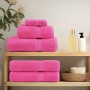 Premium towels 4 units 100% cotton pink 100x200 cm 600 gsm by , Towels - Ref: Foro24-137534, Price: 92,34 €, Discount: %