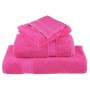 Premium towels 4 units 100% cotton pink 100x200 cm 600 gsm by , Towels - Ref: Foro24-137534, Price: 92,34 €, Discount: %