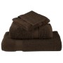 6-piece towel set 100% cotton brown 600 gsm by , Towels - Ref: Foro24-137557, Price: 46,99 €, Discount: %