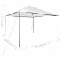 Weißer Pavillon 4x4x3 m 180 g/m² von vidaXL, Zelte und Pavillons - Ref: Foro24-312239, Preis: 190,99 €, Rabatt: %