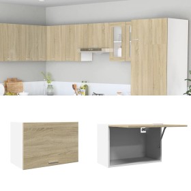 Hanging kitchen cabinet made of plywood in oak color, measuring 60x31x40 cm. by , Kitchen cabinets - Ref: Foro24-849623, Pric...