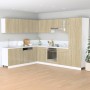 Hanging kitchen cabinet made of plywood in oak color, measuring 60x31x40 cm. by , Kitchen cabinets - Ref: Foro24-849623, Pric...