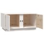 Solid white pine wood coffee table 80x50x40 cm by vidaXL, Coffee table - Ref: Foro24-814420, Price: 71,18 €, Discount: %